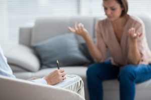Can DBT Help with Substance Abuse - woman receiving therapy - waypoint recovery center