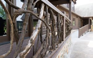170601-Chris-and-Cami-Photography-0002 - close up of railing rough wood