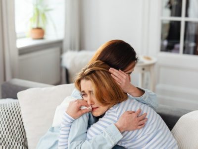 family hugging help cocaine addiction support