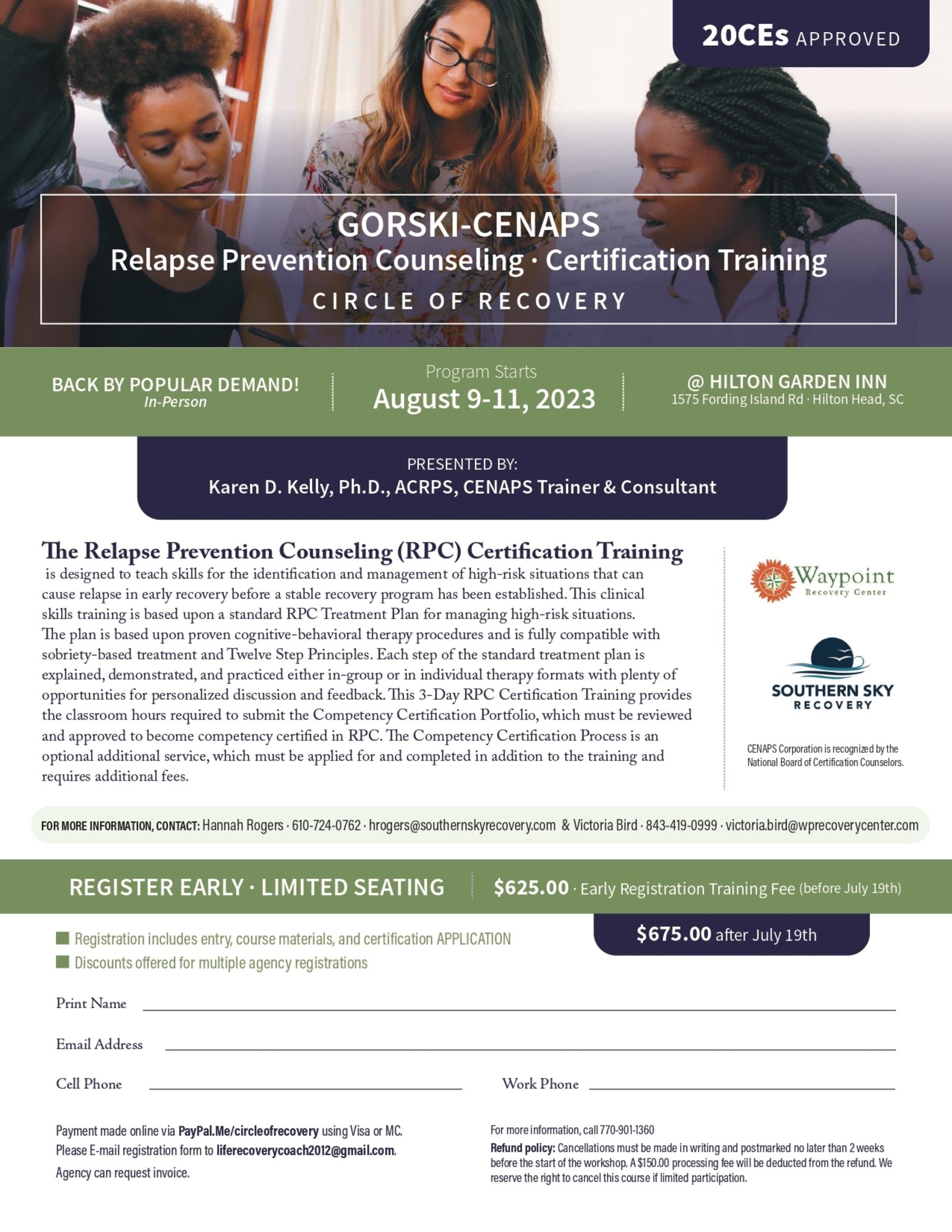 Events Waypoint Recovery Center SC Drug & Alcohol Rehab